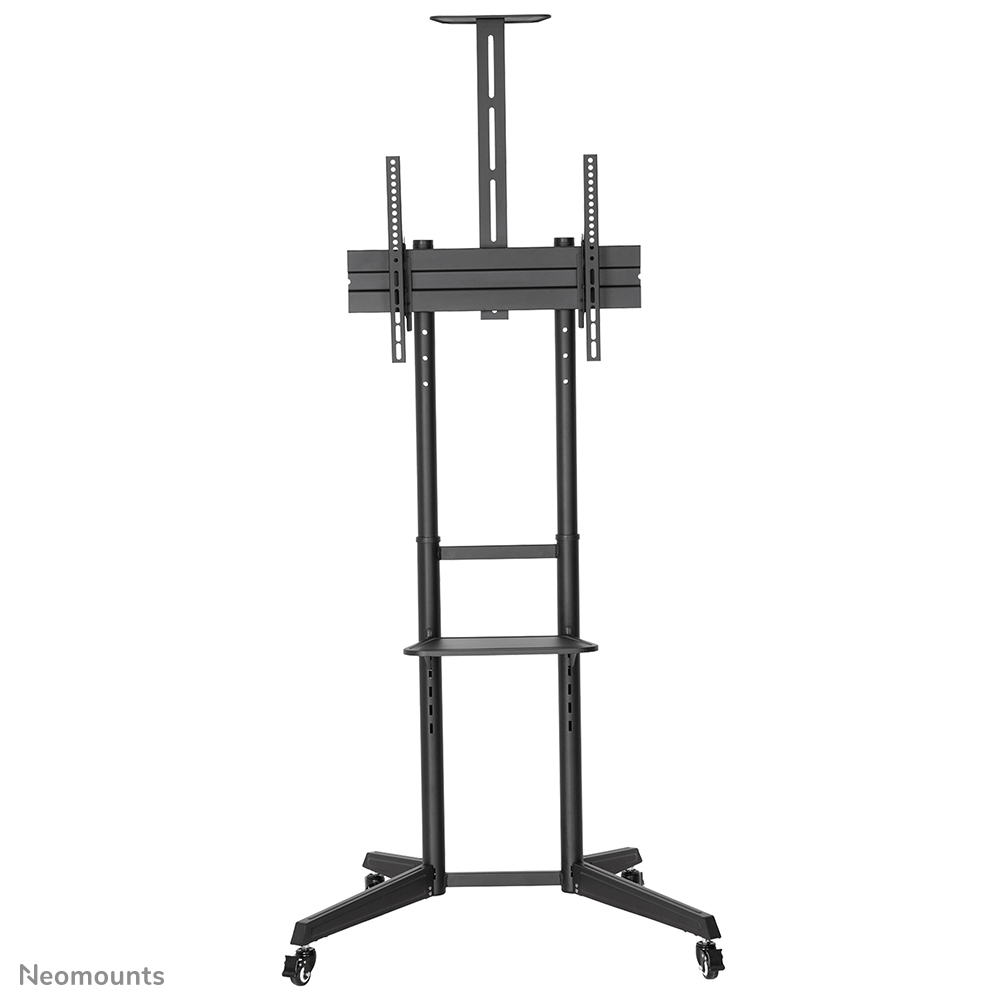 Neomounts FL50-550BL1 Support au sol mobile pour écran 37-70" - étagère multimédia et support caméra inclus